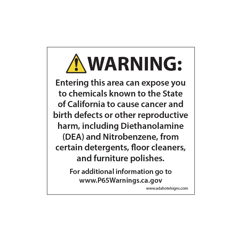 Prop 65 Cleaning Supplies