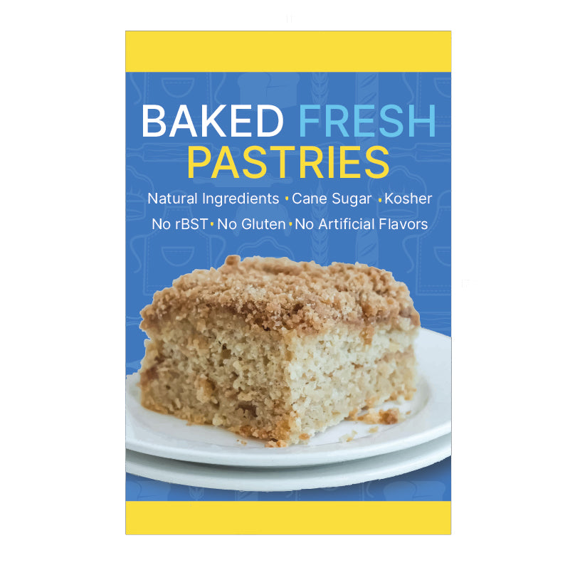 Baked Fresh Pastry Sign