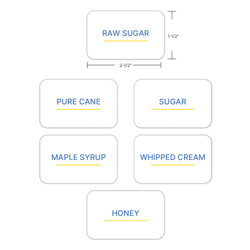 Customizable Decal Set - Set of 6