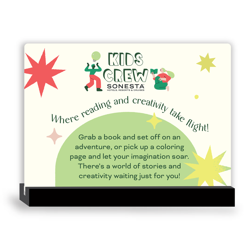 SHR Kids Crew - Library Sign