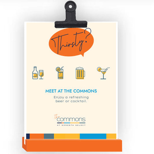 The Commons - Tabletop Signs